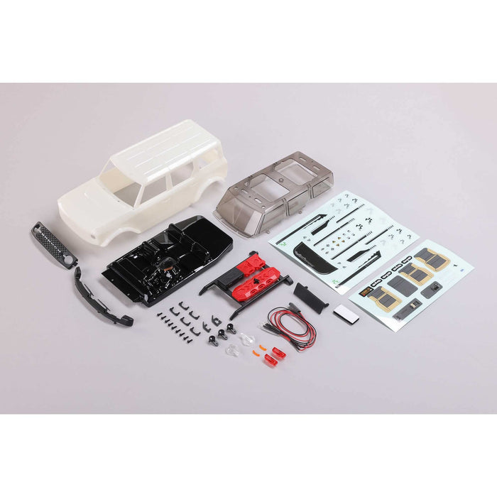 Axial Axi200009 White Body : Scx24 Fits D Bronco AXI200009
