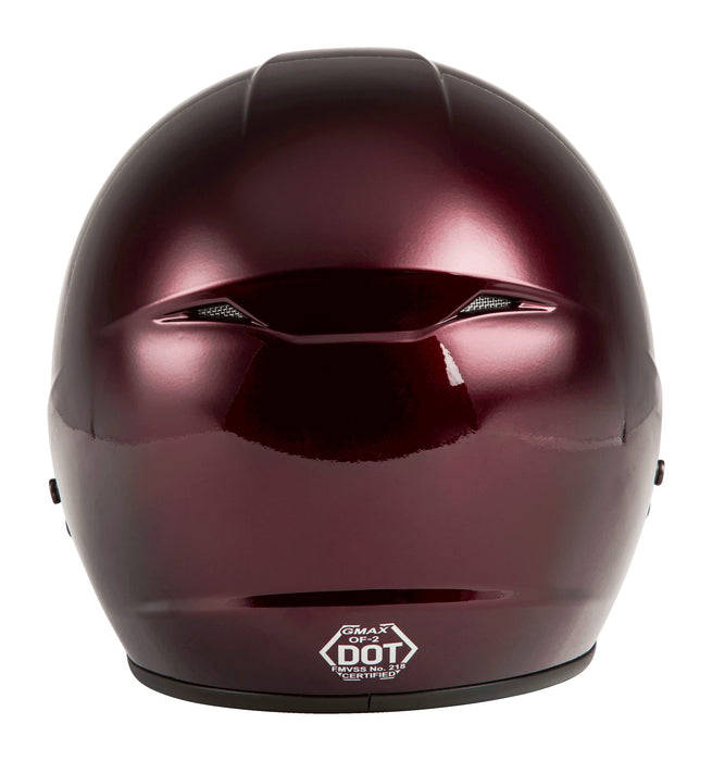 Gmax Of-2 Open-Face Helmet (Wine Red, Medium) G1020105