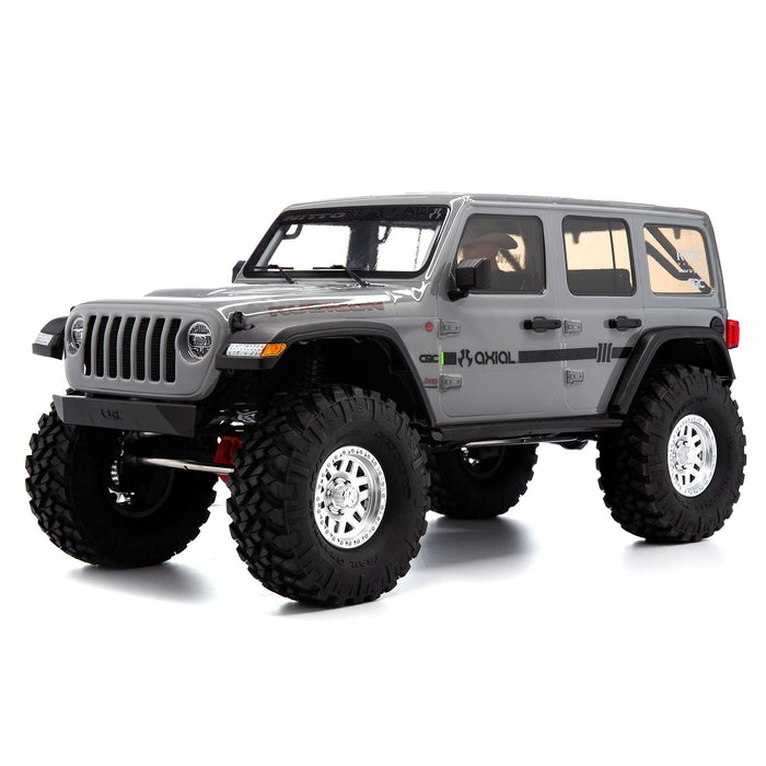 Axial Rc Truck 1/10 Scx10 Iii Jeep Jlu Wrangler With Portals Rtr (Batteries And Charger Not Included), Gray, Axi03003Bt1 AXI03003BT1