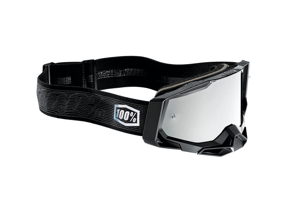 100% Racecraft 2 Goggle Topo Mirror Silver Lens 50010-00015