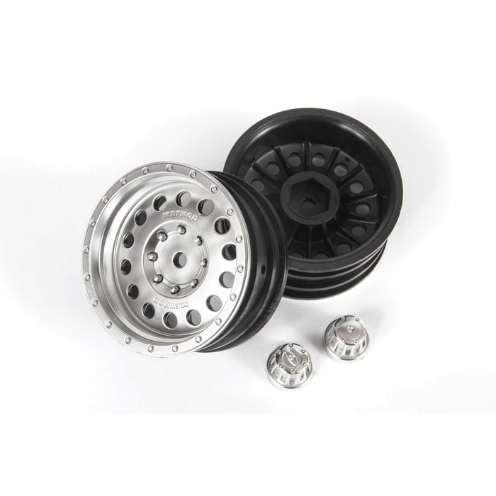 Axial 1/10 Method MR307 Hole 1.9 Wheels 12mm Hex Satin Silver 2 AXI43003