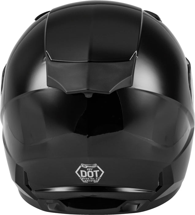 Gmax Gm49Y Full Face Helmet Gloss Black Youth Large Part# G7490022