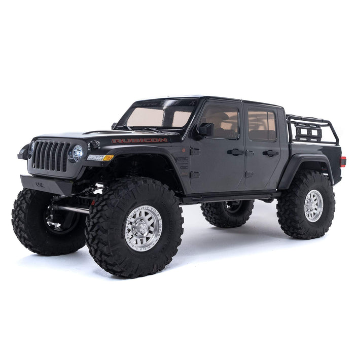 Axial Rc Truck 1/10 Scx10 Iii Jeep Jt Gladiator Rock Crawler With Portals Rtr (Batteries And Charger Not Included), Gray, Axi03006Bt1 AXI03006BT1