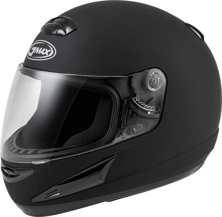 Gmax Gm-38 Full-Face Street Helmet (Matte Black, Large) G138076