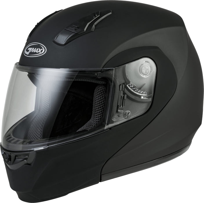 Gmax Md-04 Modualar Dual Sport Helmet (Matte Black, Medium) G104075