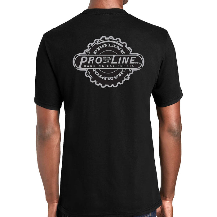 Pro-Line Racing Pro-Line Manufactured Black T-Shirt - Medium PRO985502 Apparel