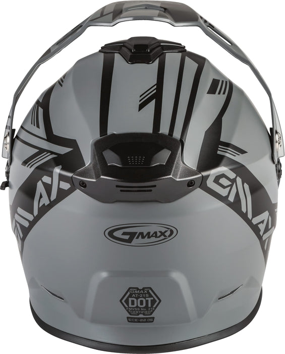 Gmax At-21S Adventure Electrics Shield Snow Helmet (Matte Grey/Black, X-Small) G4211503