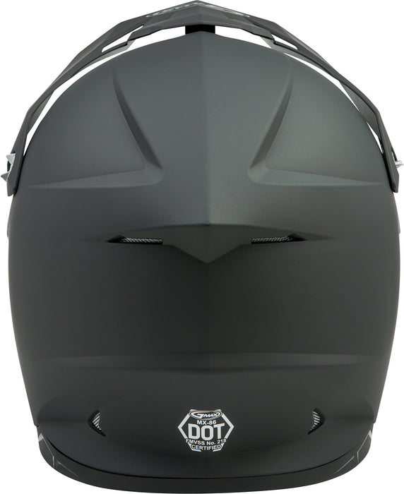Gmax Mx-86 Off-Road Motocross Helmet (Matte Black, Large) G3860076