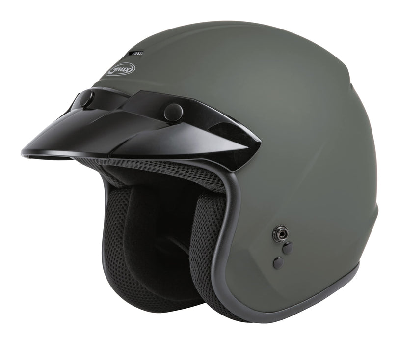Gmax Of-2 Open-Face Helmet (Matte Green, Medium) G1020715