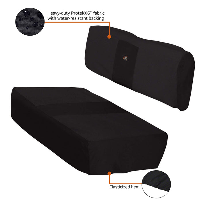 Classic Accessories Quadgear Black Utv Bench Seat Cover 18-135-010403-00