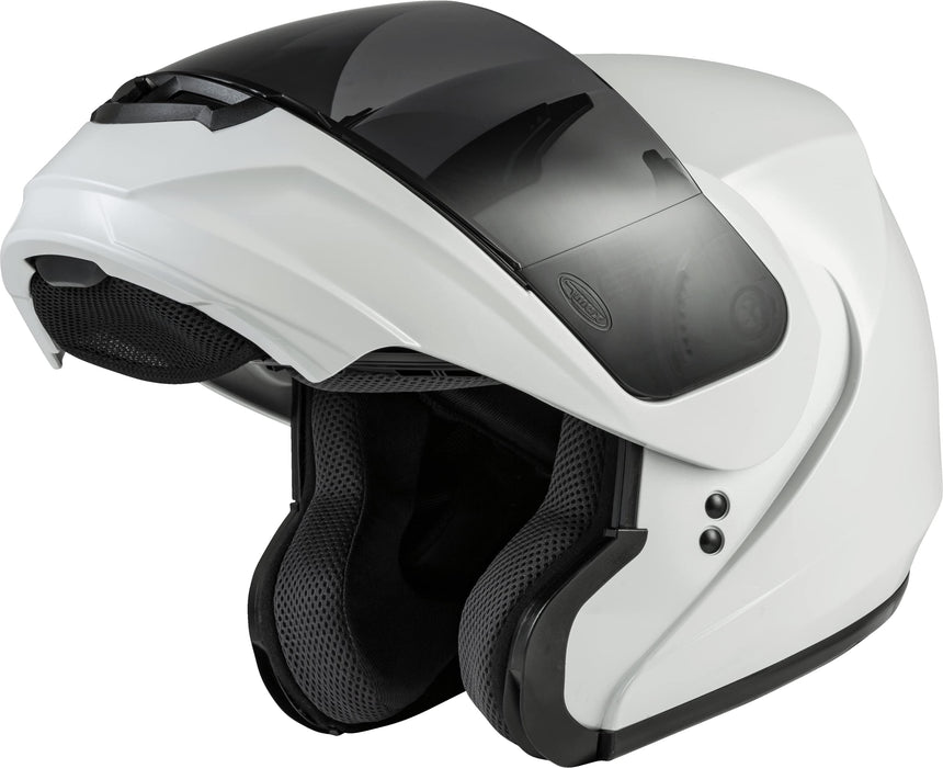 Gmax Md-04 Modualar Dual Sport Helmet (Pearl White, X-Small) G104083