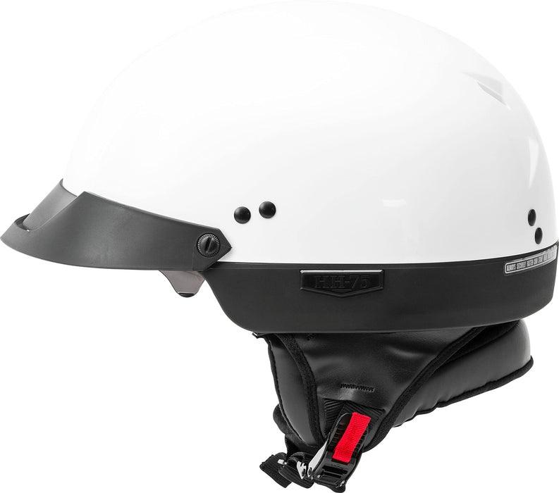 Gmax Hh-65 Naked Motorcycle Street Half Helmet (Source Black/Copper, Large) H1659636