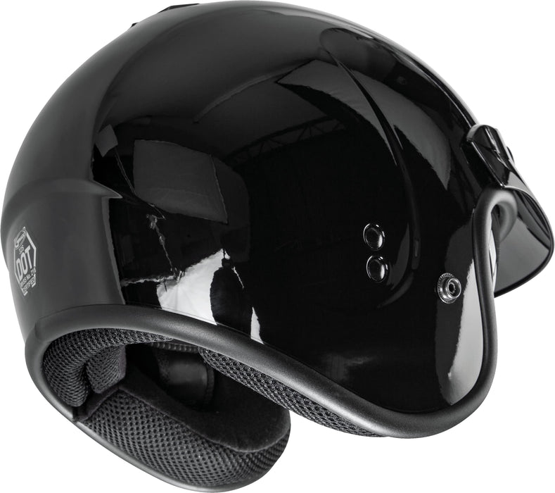 Gmax Gm-32 Open-Face Street Helmet (Black, Small) G1320024