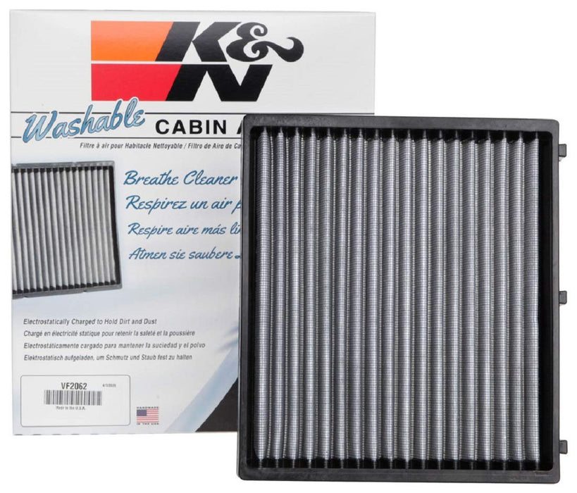 K&N Cabin Air Filter: Premium, Washable, Clean Airflow To Your Cabin Air Filter Replacement: Fits Select 2018-2010 Hyundai/Kia Vehicle Models, Vf2062 VF2062