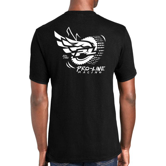 Pro-Line Racing Wings Black T-Shirt Medium, Pro985702 PRO985702