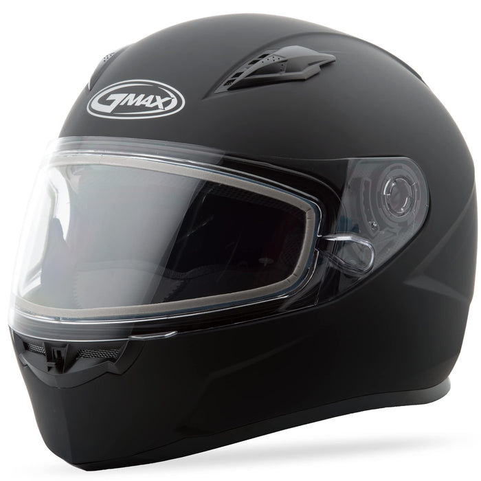 Gmax Ff-49S Full-Face Dual Lens Shield Snow Helmet (Matte Black, Medium) G2490075