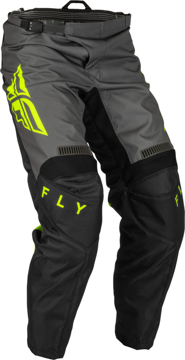 Fly Racing 2023 Adult F-16 Pants (Black/Grey/Hi-Vis, 28) 376-93028