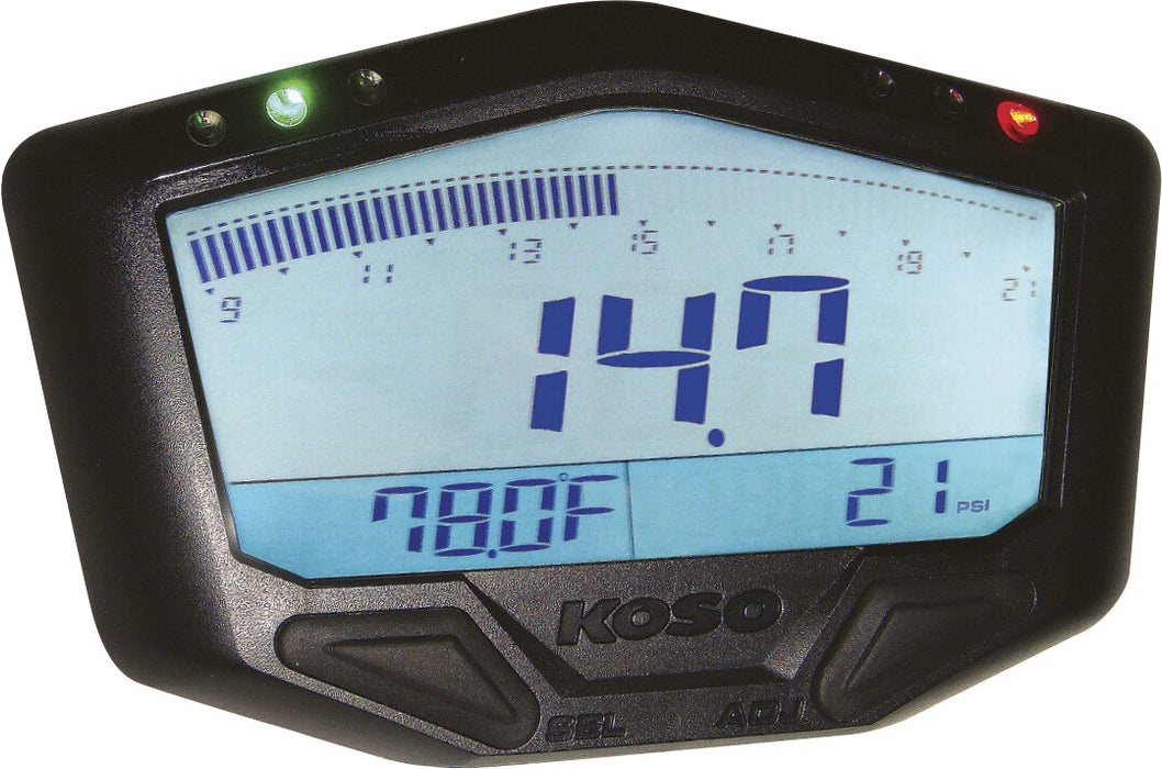 Koso Ba029001 X-2 Boost Gauge With Air/Fuel Ratio And Temperature BA029001