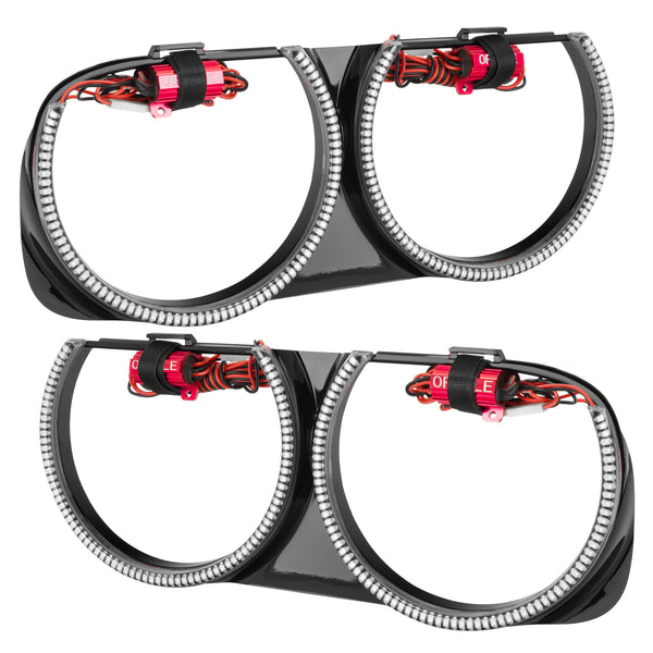 ORACLE Lighting 2015-2021 Compatible with Dodge Challenger Pre-Installed LED Halo Headlight Bezel MPN: 7739-002