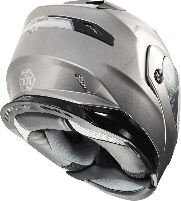 Gmax Md-01 Dual Sport Modular Helmet (Titanium, Xx-Large) G1010478