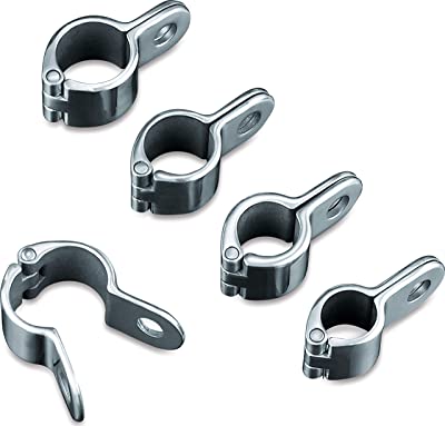 Kuryakyn Motorcycle Accessory: Magnum Quick Clamp For 1-1/8" Engine Guards Or Tubing, Chrome, Pack Of 1 7941