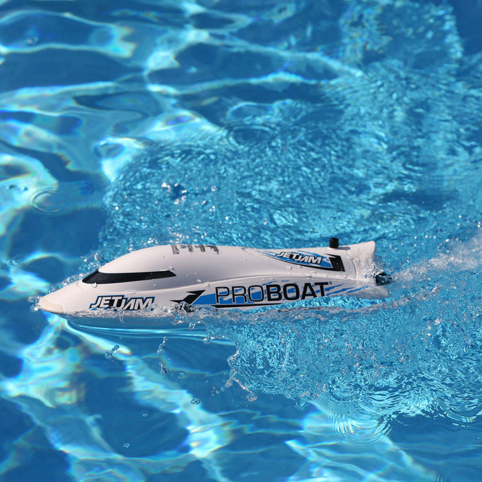 Pro Boat 08031T2 Jet Jam 12-inch Pool Racer Brushed White: RTR