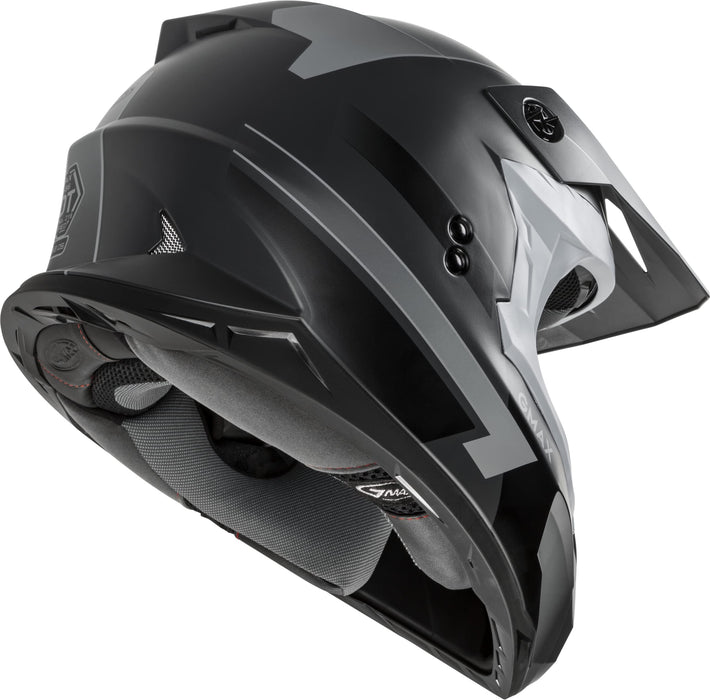 Gmax Mx-86 Off-Road Motocross Helmet (Matte Dark Grey/Black, Small) D3864254