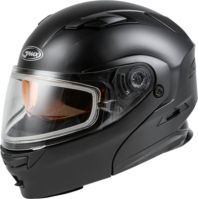 Gmax Md-01S Small Matte Black Modular Snow Helmet W Double Lens Shield M2010074