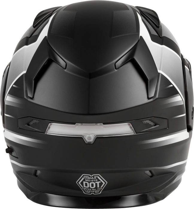 Gmax Md-01S Modular Snow Helmet Descendant Matte Blk/White Sm M2013844