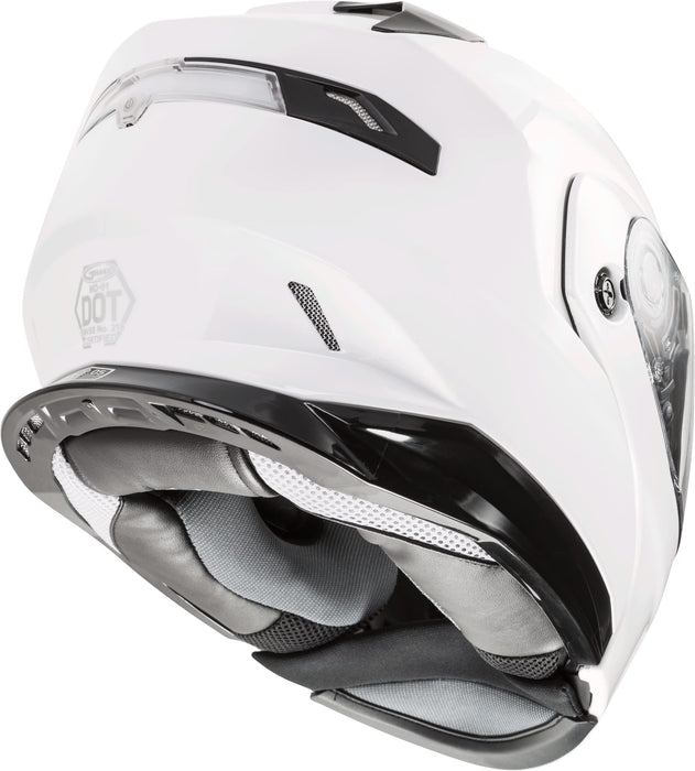 Gmax Md-01 Dual Sport Modular Helmet (Pearl White, Large) G1010086