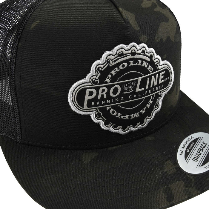 Pro-Line 985200 Manufactured Dark Camo Trucker Snapback Hat