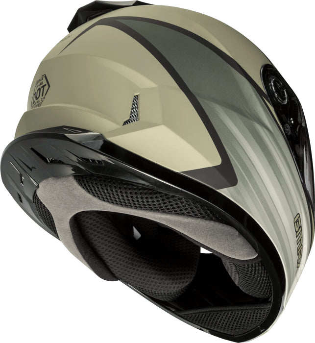 Gmax Ff-49 Full-Face Street Helmet (Tan/Khaki, X-Small) G1494533