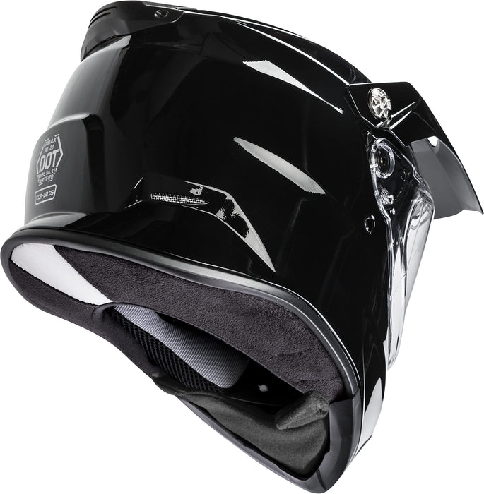 Gmax At-21S Adventure Electrics Shield Snow Helmet (Black, Small) G4210024