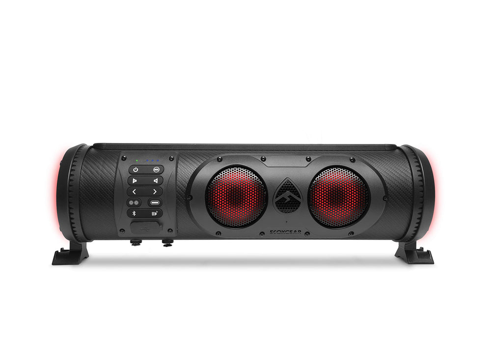 Ecoxgear Soundextreme Se18 Amplified Powersports Bluetooth 5 Speaker Soundbar Waterproof Sandproof With Led Lighting 300 Watts Of Peak Power GDI-EXSE1801