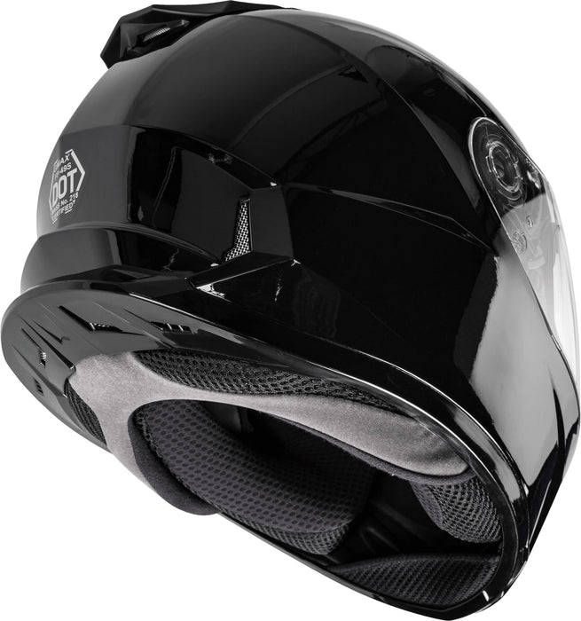 Gmax Ff-49S Full-Face Electric Shield Snow Helmet (Black, Large) G4490026