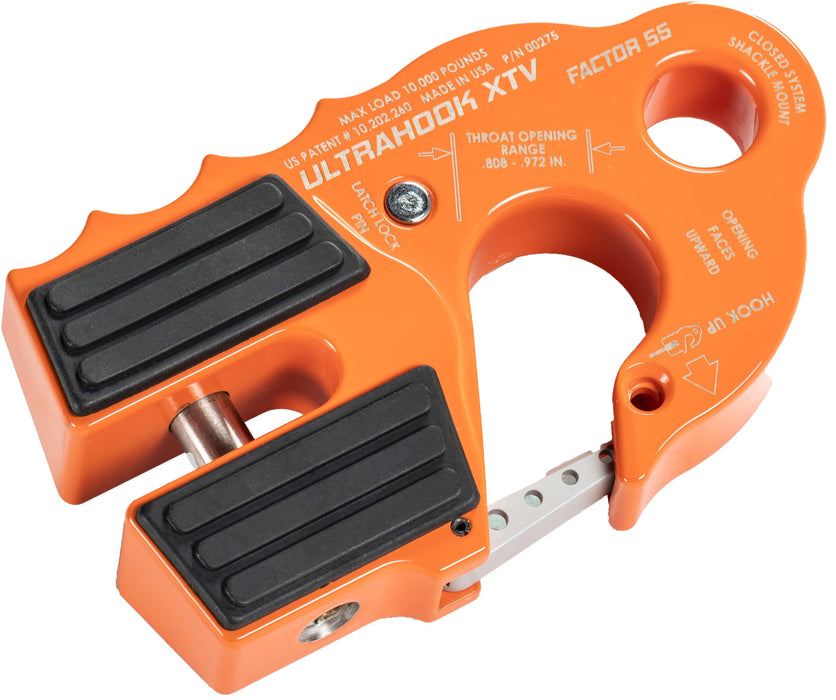 Factor 55 Ultrahook Xtv Ultrahook For Utv/Atv (Orange) 00275-07