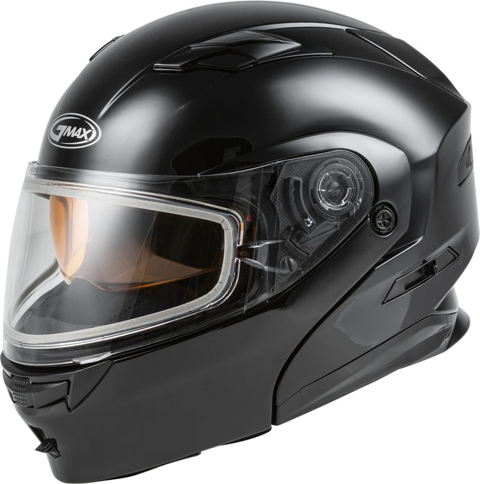 Gmax Md-01S X-Small Black Modular Snow Helmet W Double Lens Shield M2010023