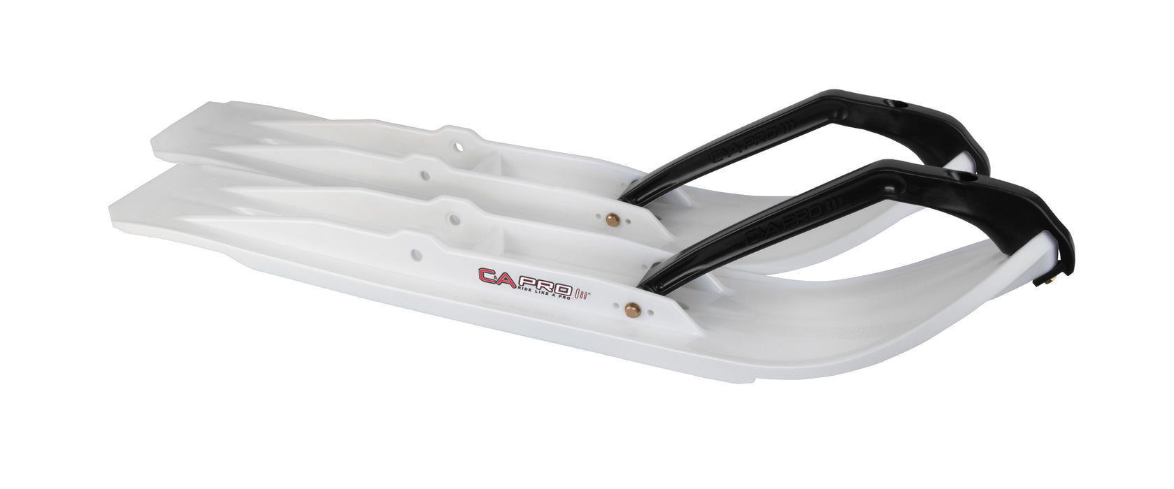 C&A Pair Of White Pro Xt 7-1/4" Snowmobile Skis W/Black Loops 77010332