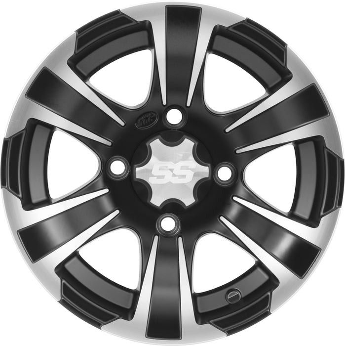 Itp Ss312 Black Atv Wheel Rear 14X8 4/137 (5+3) 12Mm [14Ss722] 1428455536B