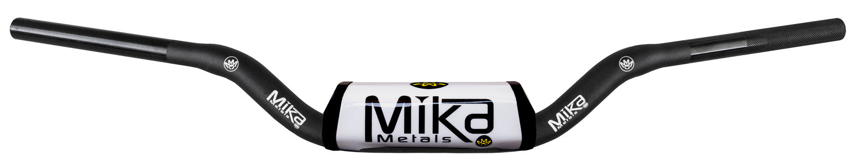 Mika Metals Handlebar Raw Series 1-1/8" Cr Low Bend Wht MK-RA-CL-WHITE