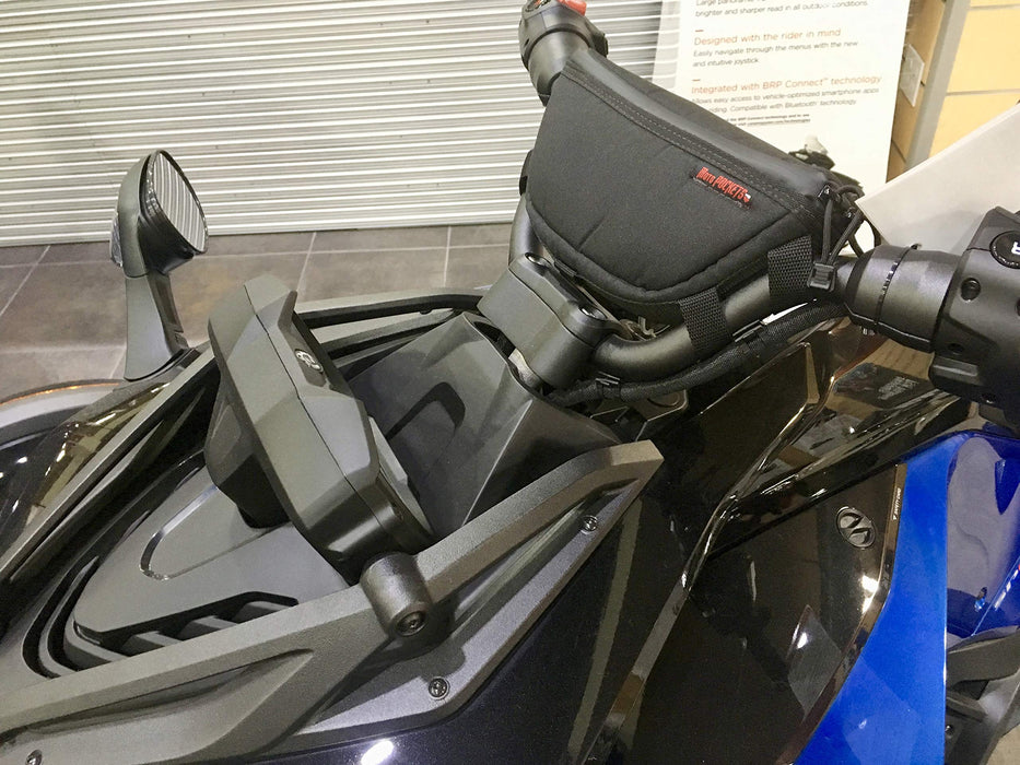 Moto Pockets Motopockets Handlebar Bag Adventure 11' Black 10016