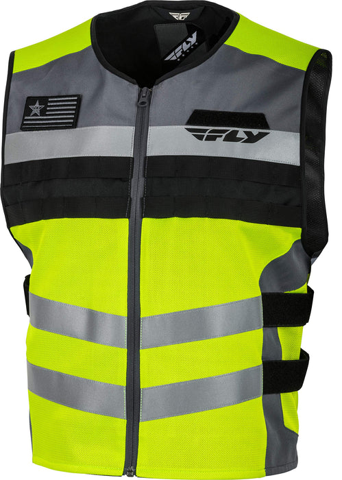 Fly Racing Fast Pass Adult Street Motorcycle Vest Hi-Vis/Large/X-Large #6179 478-6001~5