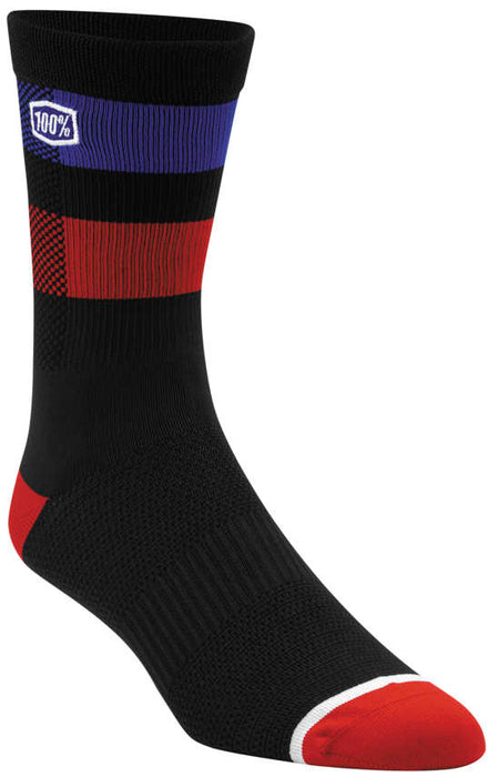 100% Men'S Flow Socks 24005-001-17