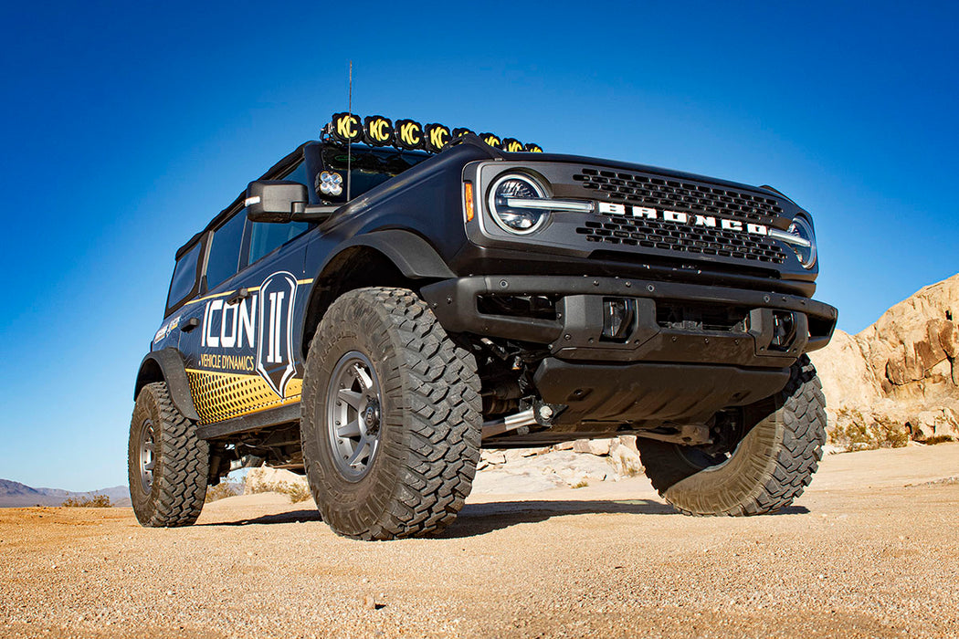 Icon 2021-Up Ford Bronco Without Sasquatch Package 3-4" Lift Stage 8 Suspension System With Billet Control Arms And Links K40008
