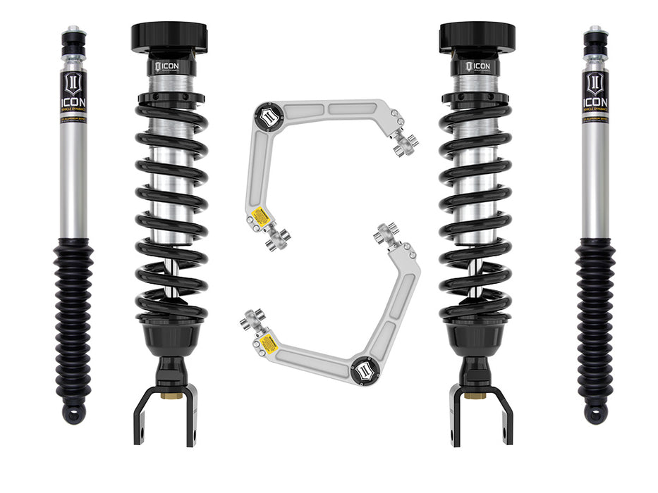 Icon 2019-Up Ram 1500 2-3" Lift Stage 1 Suspension System With Billet Upper Control Arms K213111