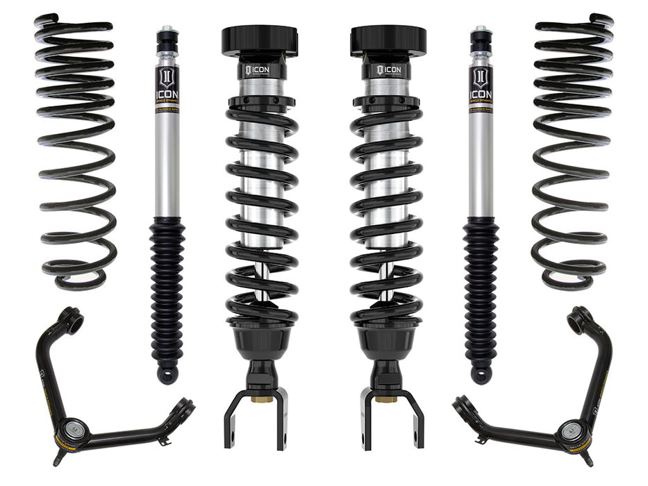 Icon 2019-Up Ram 1500 2-3" Lift Stage 2 Suspension System With Tubular Upper Control Arms K213112T