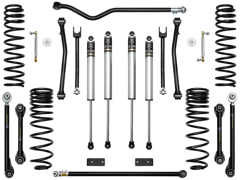 Icon 2020-Up Jeep Gladiator Jt 2.5" Stage 5 Suspension System With Tubular Links K22105T