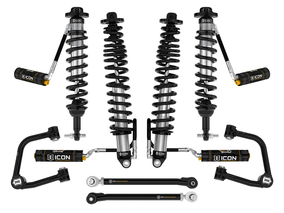 Icon 2021-Up Ford Bronco Without Sasquatch Package 3-4" Lift Stage 6 Suspension System With Tubular Control Arms And Links K40006T