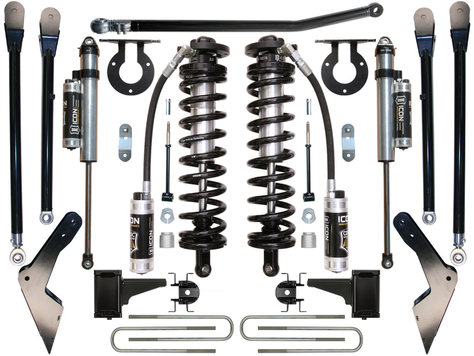Icon 2005-2007 Ford F-250/F-350 4-5.5" Lift Stage 4 Coilover Conversion System K63114