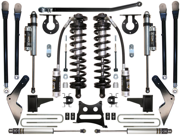Icon 2005-2007 Ford F-250/F-350 4-5.5" Lift Stage 5 Coilover Conversion System K63115